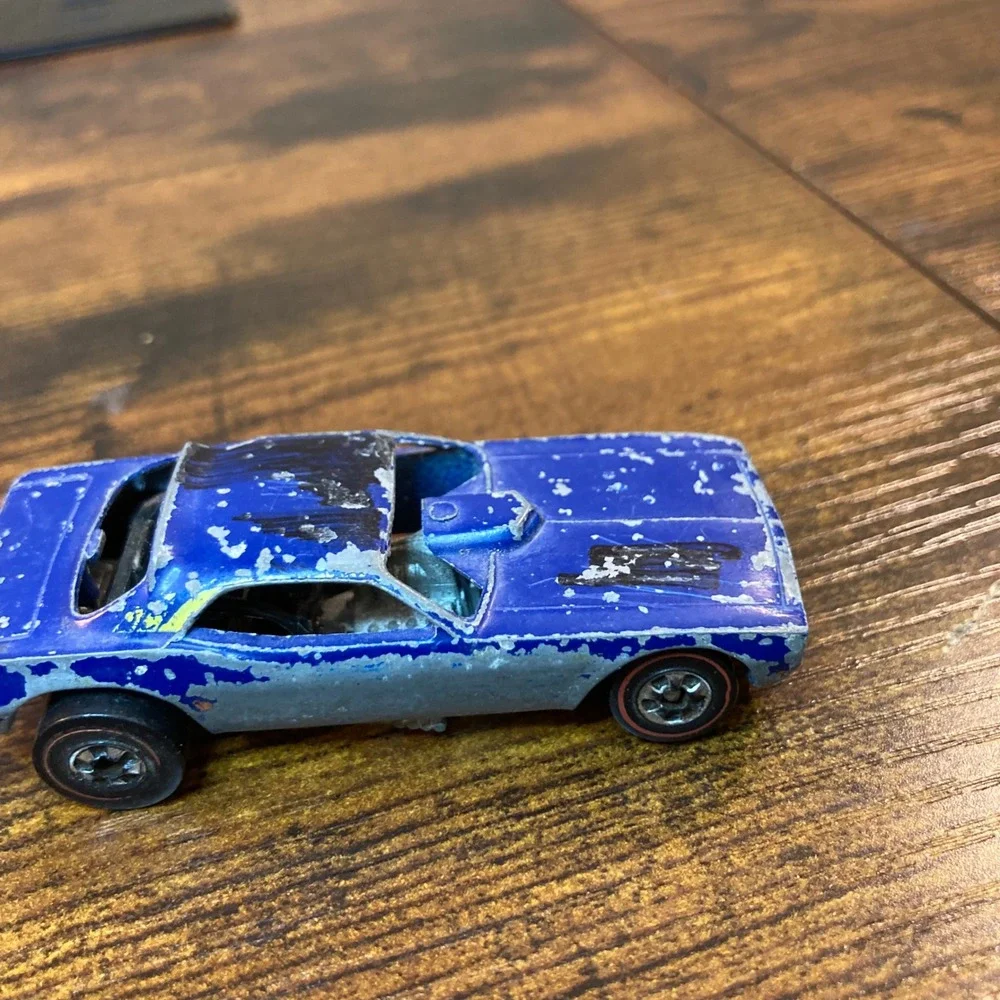 Hot Wheels Redline 1974 Flying Colors Top Eliminator Funny Car Blue Cuda